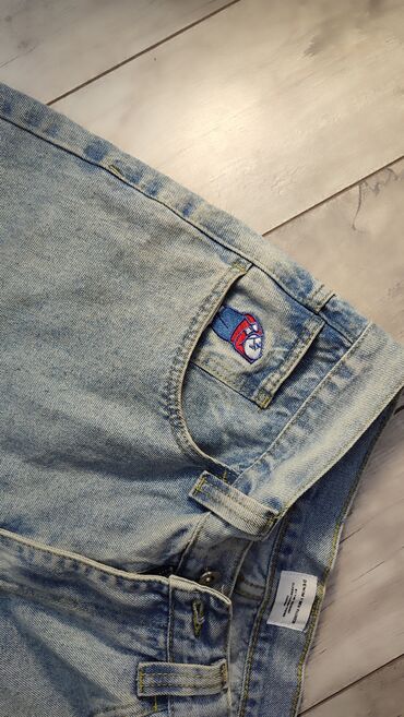 краска для джинсы: Джинсы M (EU 38), L (EU 40), цвет - Голубой