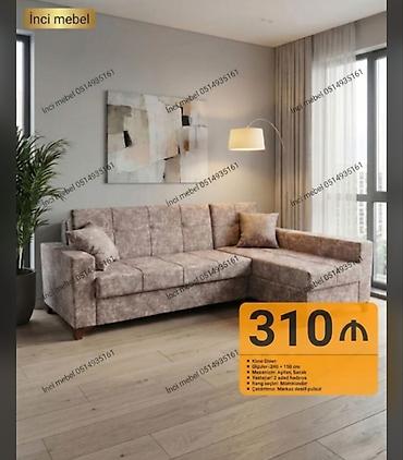 Divanlar: Künc divan, Yeni, Açılan, Bazalı, Parça, Şəhərdaxili pulsuz çatdırılma — 1