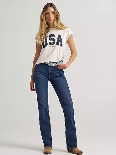 Личные вещи: Джинсы, Прямые, Wrangler, США, Средняя талия, Стрейч, XL — 1