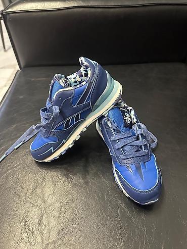 Детская одежда и обувь: Цвет - Голубой Кроссовки, Reebok, Размер: 31, Для мальчиков — 1