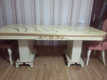 Qonaq otağı dəstləri: Yeni, Dolab, Komod, Masa və oturacaqlar — 7