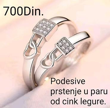ring rx25: Podesivi prstenovi u paru od cink legure – 700 Din. - Elegantna — 1