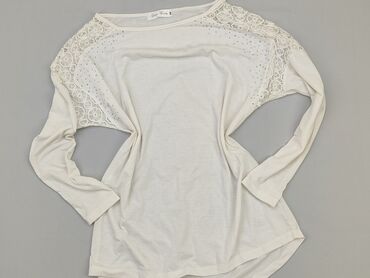 ażurowe białe bluzki: Блуза жіноча, M, стан - Хороший