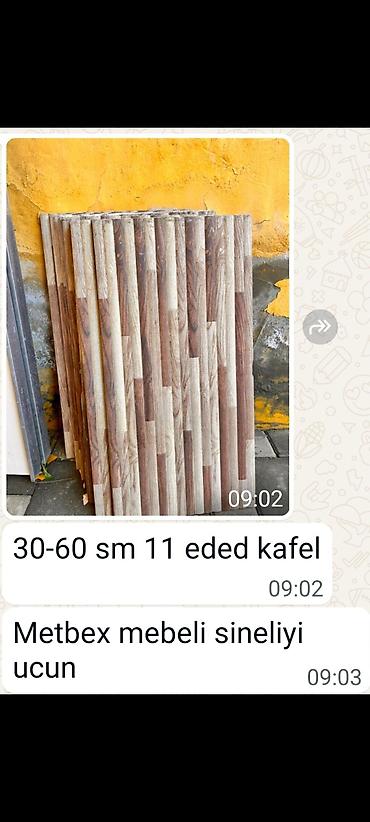 laminat polşa: Məhsul: Kafel və laminat dəsti - 30x60 sm ölçüdə 11 ədəd kafel - — 1