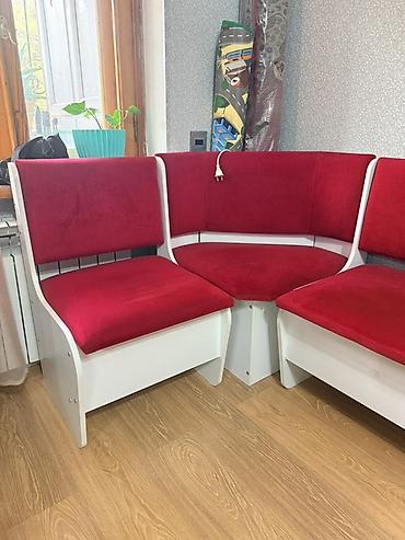 balta: Mətbəx üçün künc divan dəsti - Forma: L-şəkilli künc oturacaq (3 — 2