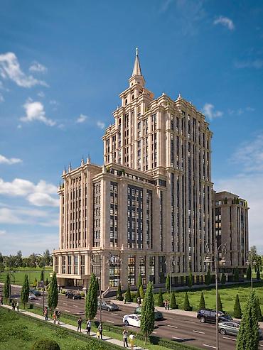 18: 3 комнаты, 74 м², Военторг Элитка, 16 этаж, ПСО (под самоотделку) — 3