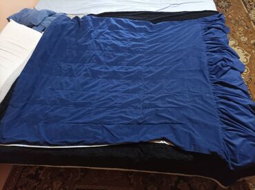 pamucne posteljine za bracni krevet: Višenamenski, bоја - Tamnoplava