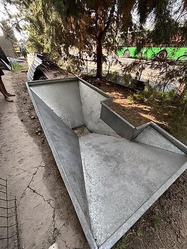зернохранилище: Металлические оцинкованные желоба/лотки для водоотвода и сыпучих — 1