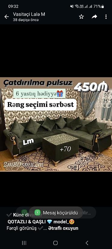 Sifarişlə mebel: Künc divan — 1