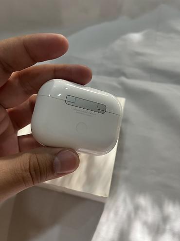 p9 pro max: Беспроводные вакуумные наушники, Apple, AirPods Pro 2, Б/у — 3