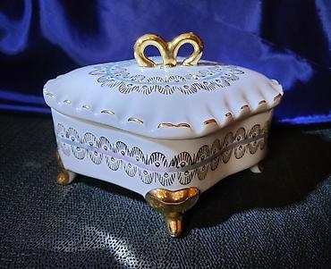 Kutije za odlaganje: Satula jugoporcelan Titov Veles iz 70ih.god. Porcelanska — 1