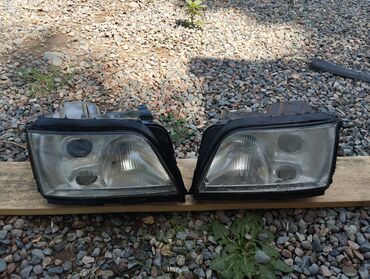 Передние фары: Комплект передних фар Audi 1995 г., Б/у, Оригинал — 7