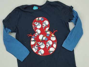 dzinsowa bluzka: Bluzka, Little kids, 5-6 lat, 110-116 cm, stan - Dobry