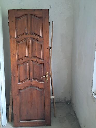 qapi: Taxta otaq qapıları dəsti - Material: tam ağac (təbii teksturalı — 1