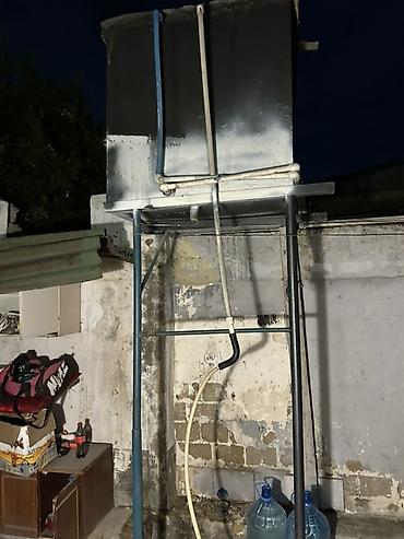 Baklar və çənlər: Demir dayaglari ile birlikde satilir tecili Su anbarı və metal dayaqlı — 5
