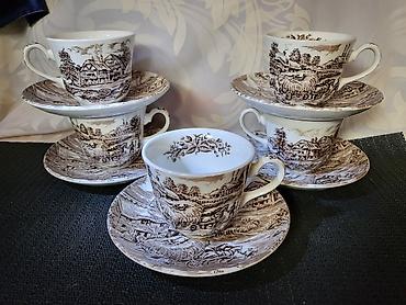 Ostali antikviteti: Solje engleske za kafu,caj Ironstone iz 70ih.god. Engleske solje — 6