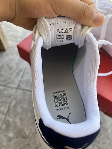 Мужские кроссовки, 41, Puma, Новый, цвет - Белый, Бесплатная доставка at lalafo.kg Мужские кроссовки, 41, Puma, Новый, цвет - Белый, Бесплатная доставка