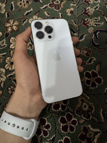 Apple iPhone: IPhone 13 Pro, 256 ГБ, Белый, Защитное стекло, Чехол, 78 % — 1