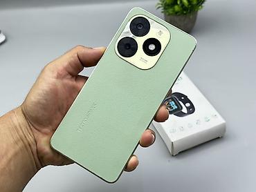 Tecno Spark 20C, Б/у, 128 ГБ, цвет - Зеленый, 2 SIM