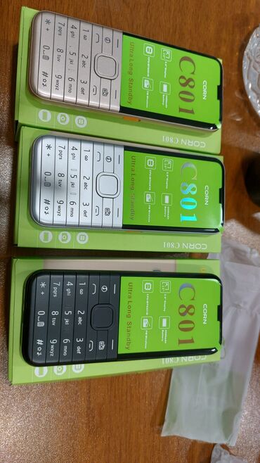 200 manatlıq telefonlar: Corn C801 2 sim kartlı rəsmi qeydiyyatdan keçmiş böyük ekran