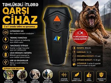 It qovan aparat zaryatka ilə işləyir isiq ve dalgali ses ile iti