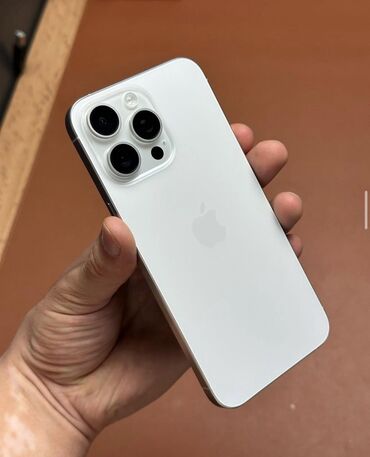 15 про макс новый: IPhone 15 Pro Max, Колдонулган, 256 ГБ, White Titanium, 89 %