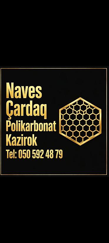 kreditle drel: Polikarbonat naves və çardaq işləri 🏠 Həyətyanı sahə, avtomobil — 1