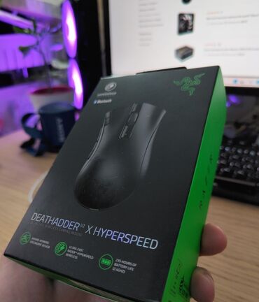 мышка mi: Razer deathader x hyperspeed крутая мишь с топовым сенсером от raze