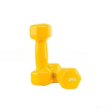 Vinil qantel 1-5 kqXüsusiyyətləri : ✅ Qantelin çəkisi: 1 kq ✅ Örtük — 2