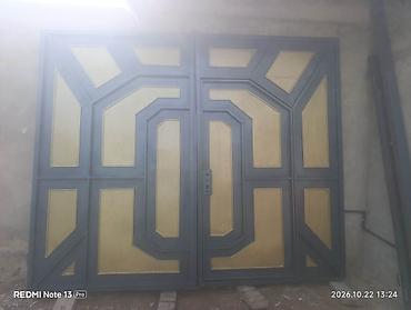 Həyət darvazaları: Metal darvaza – ikitərəfli, dizaynlı - Material: polad/metal — 1