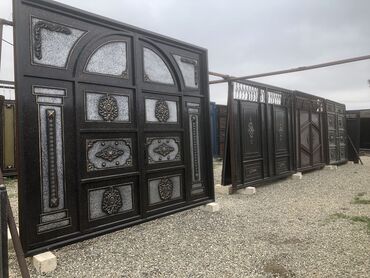 Həyət darvazaları: Yeni Həyət darvazası, 3 m, Mexaniki, Qapı ilə, rəng - Ağ, Kredit yoxdur, Ödənişli quraşdırma, Ödənişli çatdırılma, Rayonlara çatdırılma — 4