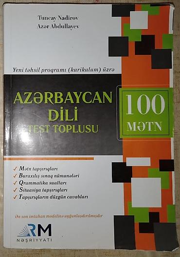 ingilis dili test toplusu article: RM nəşriyyat Azərbaycan-dili test toplusu,100 mətn İçərisində heç bir — 1