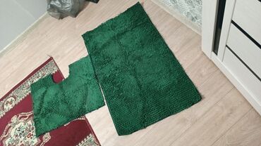 купить ковры в бишкеке: Комплект для туалета и ванны, Новый, цвет - Зеленый