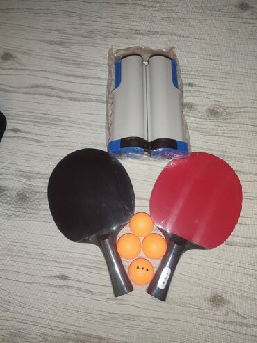 Настольные игры: Набор для настольного тенниса (пинг понг) в чехле. Состав: - 2 — 9