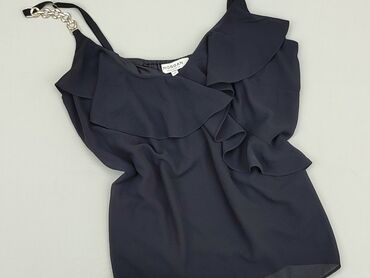 czarne bluzki na jedno ramię: Blouse, Morgan, L (EU 40), condition - Very good