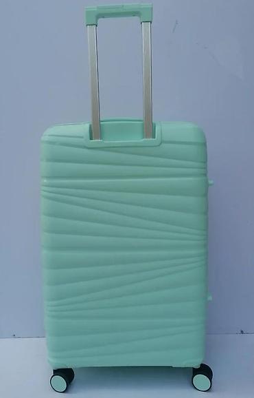 Putni koferi i torbe: Tvrdi kofer za putovanja – mint zelena boja - Materijal: tvrda ABS/PC — 2
