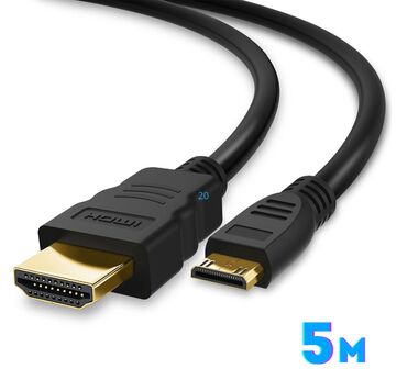 кабель для телевизора: HDMI кабель разной длины 1.5М - 250 сом 3М - 450 сом 5М - 700 сом 10М