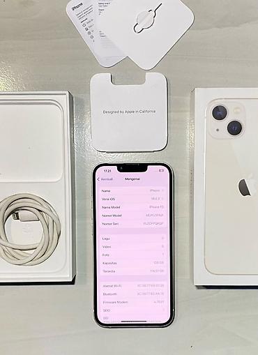 apple ipad 13: IPhone 13, 128 GB, Ağ, Zəmanət, Kredit, Simsiz şarj — 6