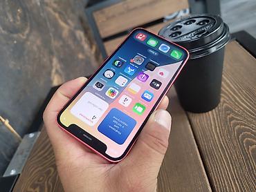 Apple iPhone: IPhone 12 mini, Б/у, 64 ГБ, Красный, Чехол, Кабель, 74 % — 9