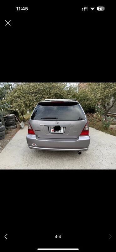 чехол для машины цена: Honda Odyssey: 2003 г., 3 л, Автомат, Бензин, Минивэн