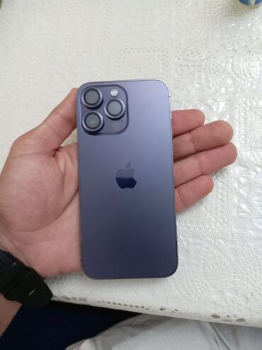 iphone x s max ikinci el: IPhone 14 Pro Max, 128 GB, Deep Purple, Face ID