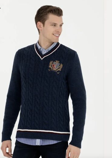 мужской свитер: Новый свитер UsPoloassn Оригинал Турция 90%акрил 52 размер XL На