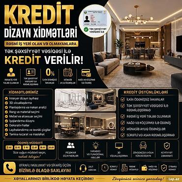 evlerin temiri ve dizayni: Dizayn xidmətləri Bütün kateqoriyalar • Xidmətlər və biznes • Təmir — 1