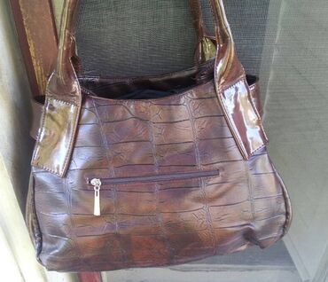Torbe: Torba za rame, Handmade, Materijal: Koža, Lakovana koža — 14