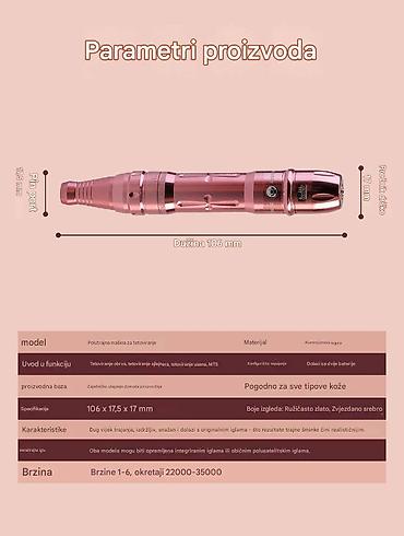 Ostali aparati za negu lica: Aparat za trajnu šminku – nadograđena verzija sa dvije baterije — 8