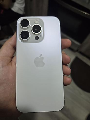 iphone 13 pro islənmis: IPhone 15 Pro, 128 GB, White Titanium, Simsiz şarj — 1