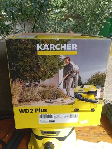 Строительные пылесосы: Пылесос Karcher WD2 PLUS строительный 12 литров 1000 ватт Новый — 7