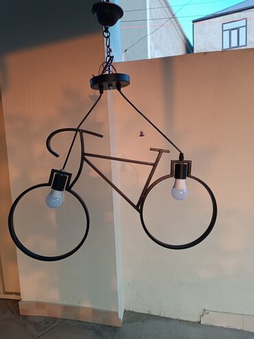 plastik kapi pencere: Çılçıraq, 2 lampa, Metal