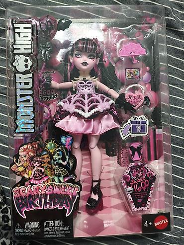 кукла монстер хай купить: Кукла Monster High – Draculaura “Scary Sweet Birthday” (Mattel)Есть в — 3