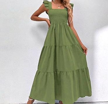 Haljine: ✅Letnja maxi haljina sa volan naramenicama
✅Sve po 2000 din 🔥🔥 — 5